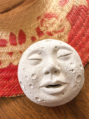 Open image in slideshow, Moon Face Incense Burner
